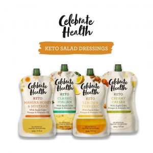 Keto salad dressings by Celebrate Health