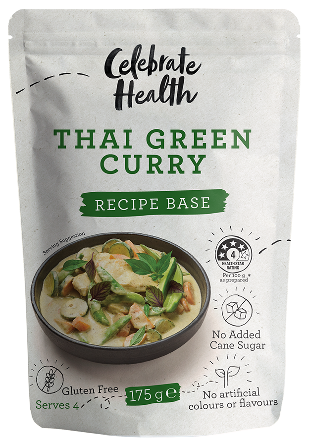 Celebrate Health Thai Green Curry – Recipe Base Image