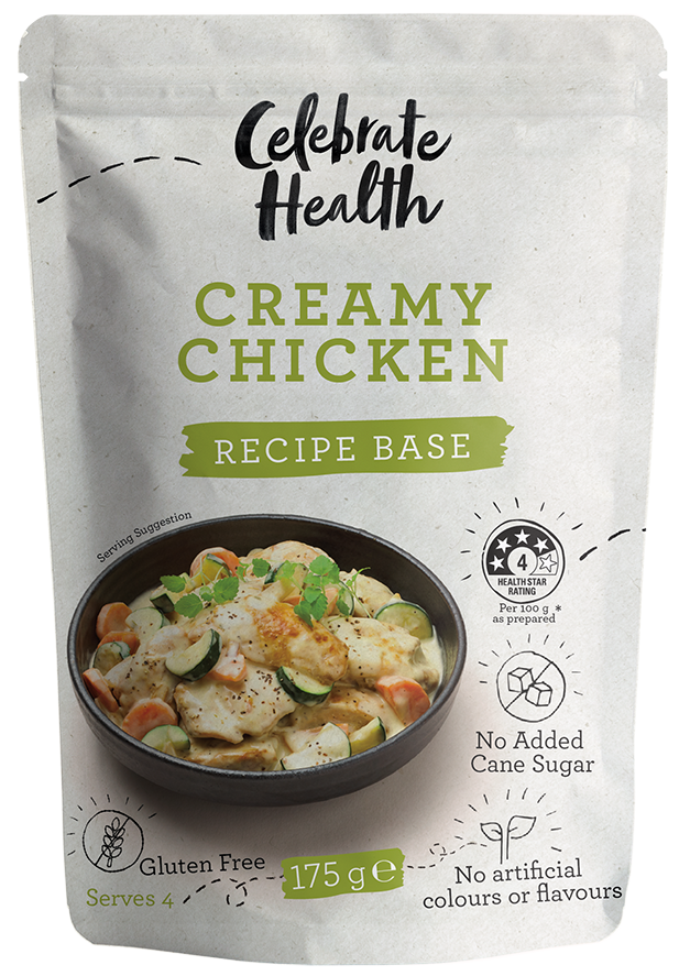 Celebrate Health Creamy Chicken – Recipe Base Image